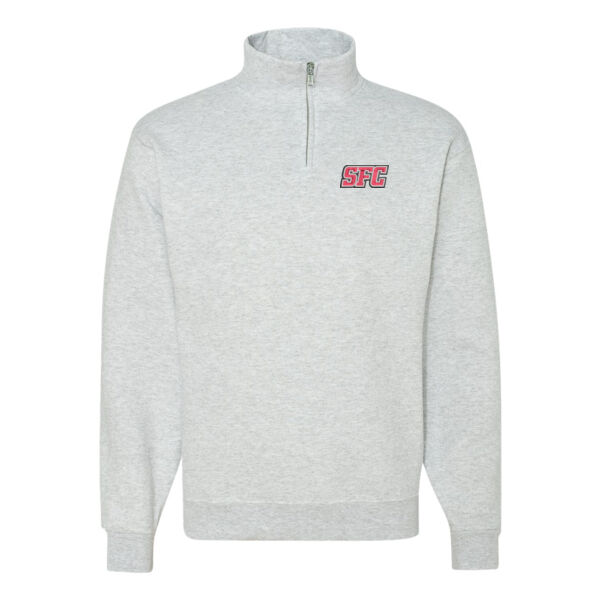 Cadet Collar Quarter-Zip Sweatshirt Thumbnail